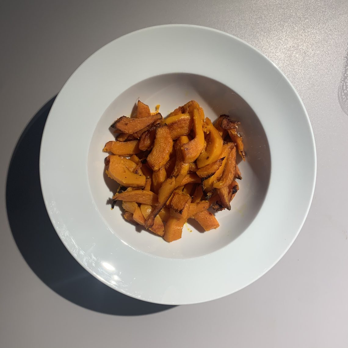 Low-Carb Kürbis Pommes Frites aus dem Backofen